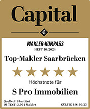 Qualitätssiegel Capital Top-Makler Saarbrücken