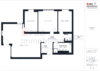 3-Zimmer-Wohnung in bevorzugter Höhenlage in Saarbrücken - Grundriss