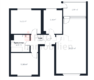 Gemütliche 3-Zimmer-Wohnung mit Balkon - Grundriss