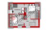 einseitig angebautes Einfamilienhaus - Dachgeschoss