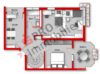 Großzügige Maisonette mit Garage und Terrasse in Saarbrücken - Grundriss Wohnung